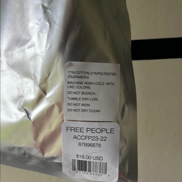 NWT Free People Viola Black Over the Knee Socks - Picture 7 of 7